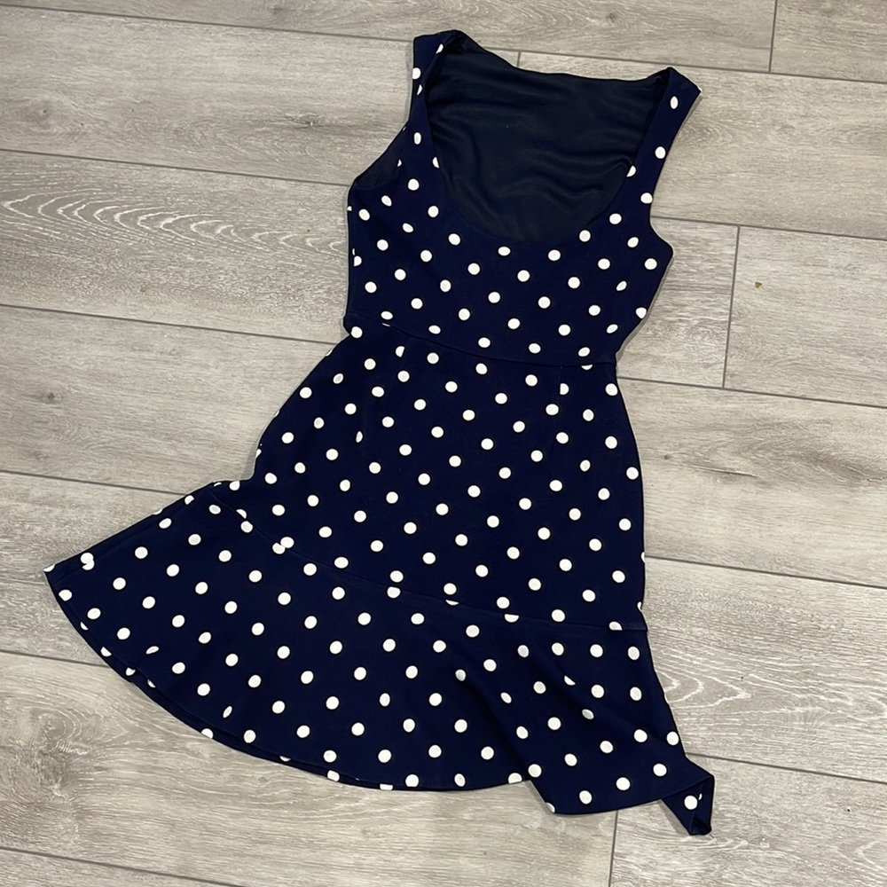 Aqua fashion navy blue XS dress from bloomingdales - Picture 2 of 3